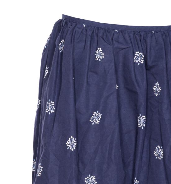 25FW 미우미우 미디 스커트 MG2425 17X0F022X Blue - MIU MIU