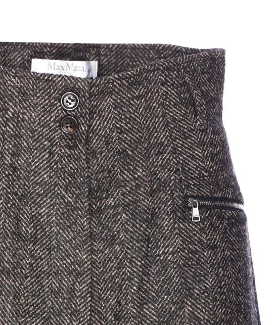 25FW 막스마라 숏팬츠 2521146023600 BOLZANO1234 003 Brown - MAX MARA