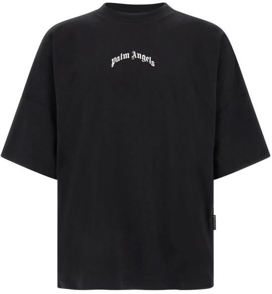 26SS 팜앤젤스 반팔 티셔츠 PMAA10BS26JER0071003 BLACK