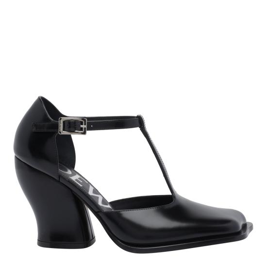 25FW 로에베 힐/펌프스 LONDS01X05 1100 Black