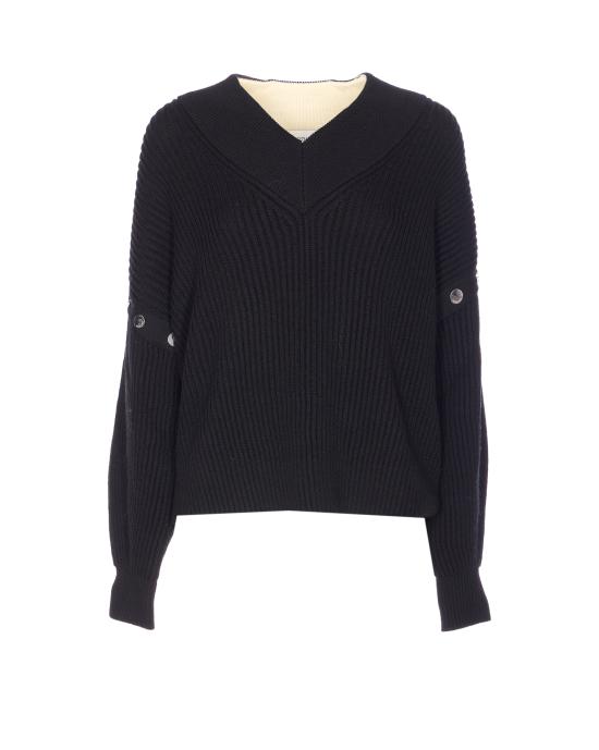 25FW 스포트막스 스웨터 2522366192600 TAY 008 Black