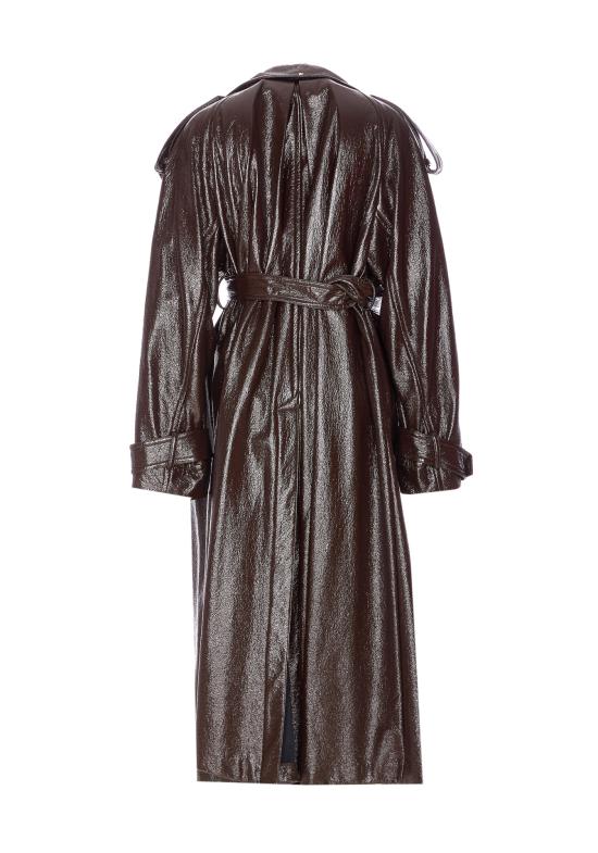 25FW 스포트막스 BAIRO 코티드 코튼 트렌치 2522016043600 BAIRO1234 002 Brown - SPORTMAX