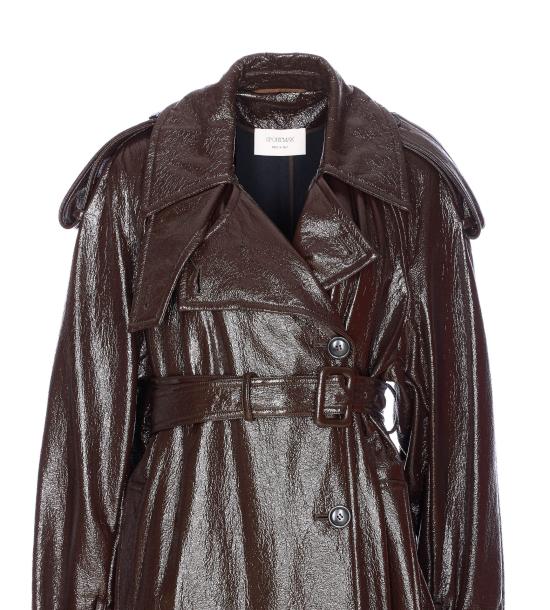 25FW 스포트막스 BAIRO 코티드 코튼 트렌치 2522016043600 BAIRO1234 002 Brown - SPORTMAX