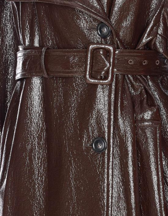 25FW 스포트막스 BAIRO 코티드 코튼 트렌치 2522016043600 BAIRO1234 002 Brown - SPORTMAX