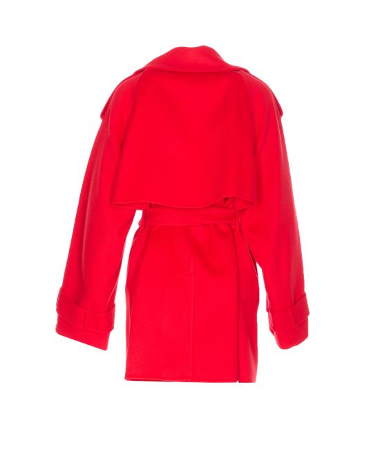 25FW 스포트막스 YOLE 울코트 2522016063600 BOUQUET1234 015 Red - SPORTMAX