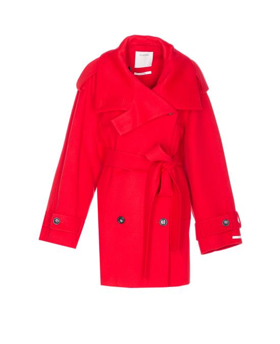 25FW 스포트막스 YOLE 울코트 2522016063600 BOUQUET1234 015 Red