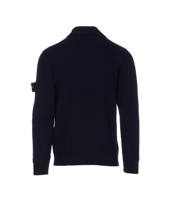 25FW 스톤 아일랜드 풀 립 RWS 울 터틀넥 점퍼 5100052 S00C2V0020 Blue - STONE ISLAND