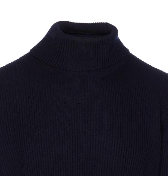 25FW 스톤 아일랜드 풀 립 RWS 울 터틀넥 점퍼 5100052 S00C2V0020 Blue - STONE ISLAND