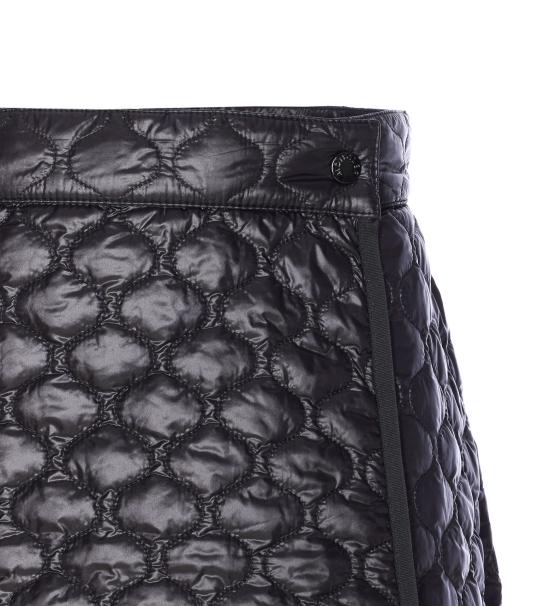 25FW 몽클레어 스퀘어 퀼티드 미니 랩 스커트 2D000 36 597YG999 Black - MONCLER