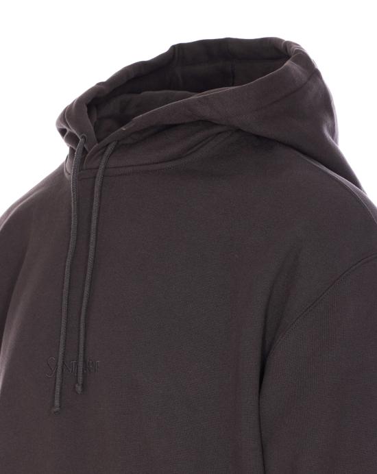 25FW 생로랑 그리 폰세 후드 818538 Y36SW1467 Grey - SAINT LAURENT