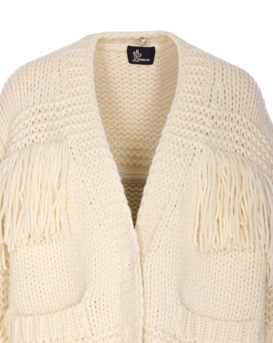 25FW 몽클레어 가디건 9B000 08 M2346034 White - MONCLER