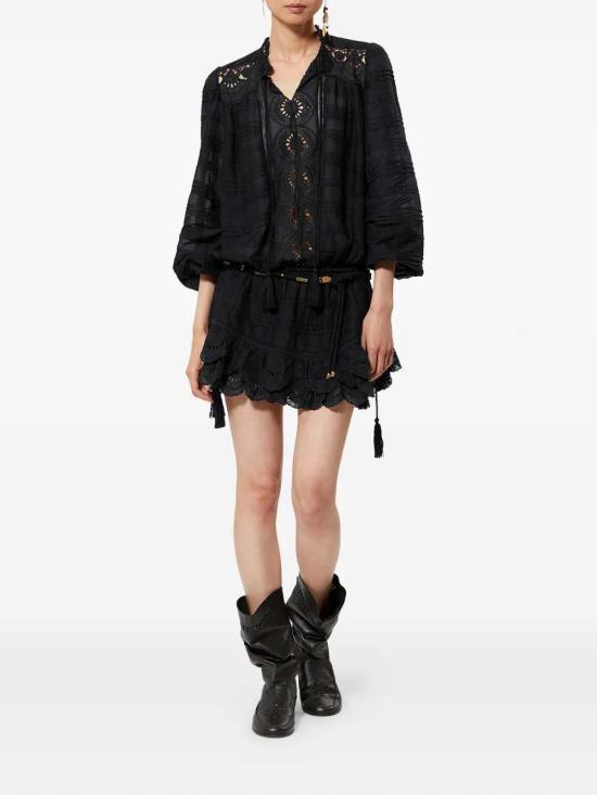 26SS 이자벨마랑에뚜왈 숏 원피스 RO0952FAD1J05E BLACK - ISABEL MARANT ETOILE