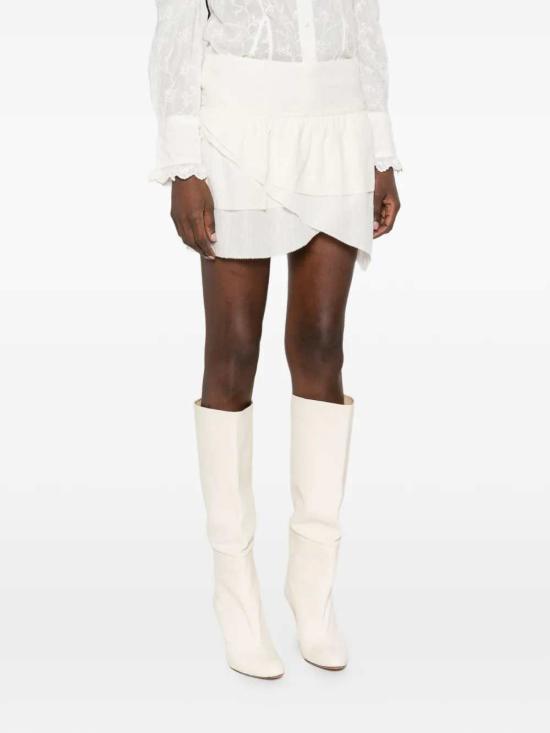 26SS 이자벨마랑에뚜왈 숏 스커트 JU0439FAD1J11E ECRU - ISABEL MARANT ETOILE