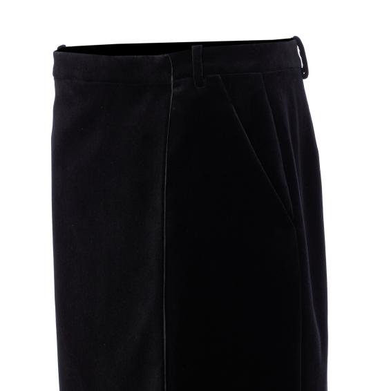 25FW 생로랑 미디 스커트 826769 Y580T1000 Black - SAINT LAURENT