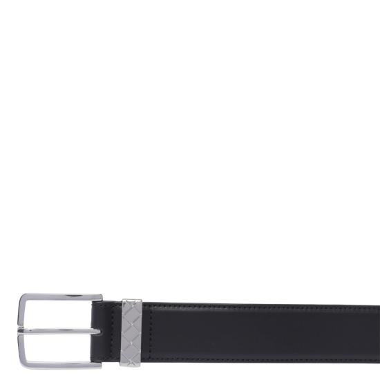 25FW 보테가베네타 가죽 벨트 793876 VALKO8803 Black - BOTTEGA VENETA