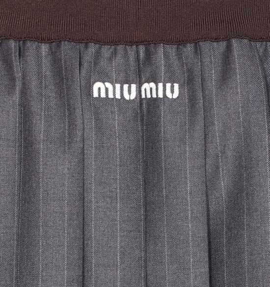 25FW 미우미우 봄버 자켓 MG2529 174XF0480 Grey - MIU MIU
