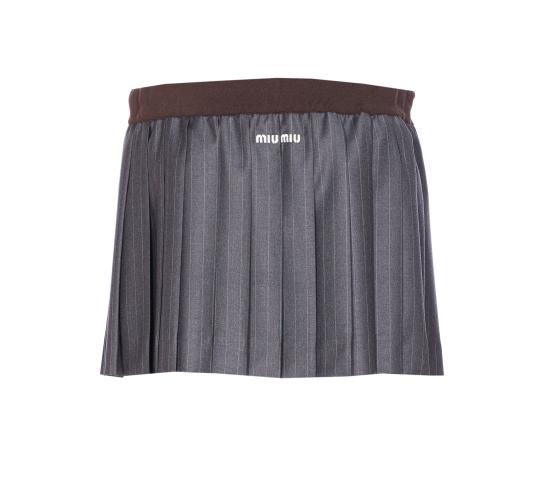 25FW 미우미우 봄버 자켓 MG2529 174XF0480 Grey - MIU MIU