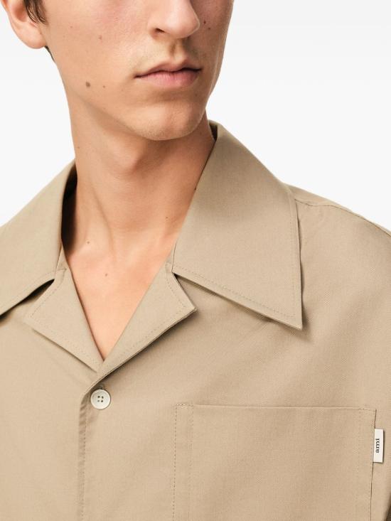 26SS 아미 반팔 셔츠 USH811 CO0214 A036 Beige - AMI