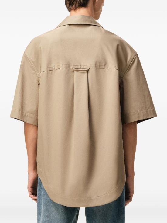 26SS 아미 반팔 셔츠 USH811 CO0214 A036 Beige - AMI