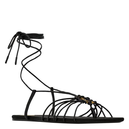 25FW 생로랑 샌들 820656 AAEOF1000 Black - SAINT LAURENT