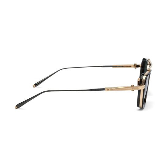  아코니 선글라스 AKS-507 볼드 스퀘어  (골드톤 액센트) - AKONI