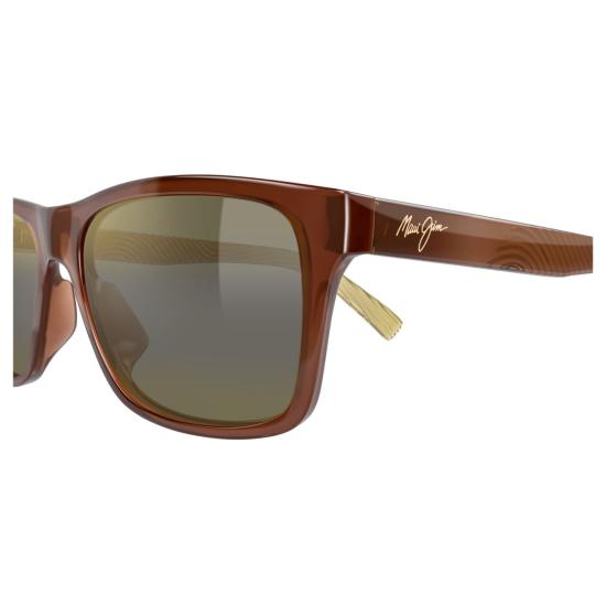  마우이짐 선글라스 코웰로 직사각형 프레임  (유광 브라운 마감) - MAUI JIM