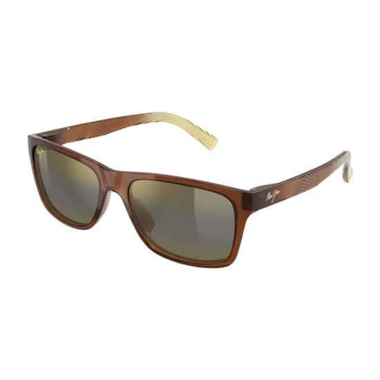  마우이짐 선글라스 코웰로 직사각형 프레임  (유광 브라운 마감) - MAUI JIM