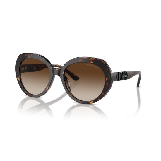 26SS 마이클 코어스 선글라스 0Mk2214u 오버사이즈 원형  (호피무늬 프레임) - MICHAEL KORS