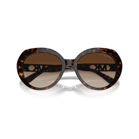 26SS 마이클 코어스 선글라스 0Mk2214u 오버사이즈 원형  (호피무늬 프레임) - MICHAEL KORS