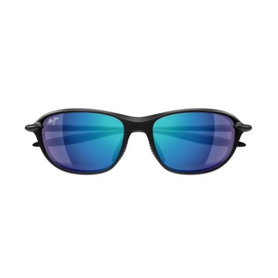  마우이짐 선글라스 후키파 울트라 R 랩어라운드 무광 블랙  (반사 그라데이션 렌즈 포함)