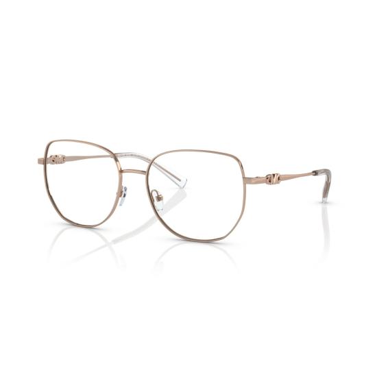 26SS 마이클 코어스 안경 0Mk3062 골드 메탈 프레임 사각 안경테 (로고 컷아웃 디자인) - MICHAEL KORS