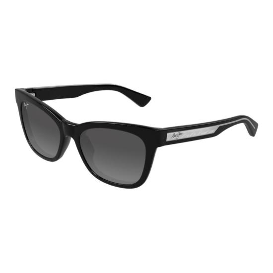 25FW 마우이짐 선글라스 히와히와 유광 블랙 직사각형  (그라데이션 렌즈) - MAUI JIM