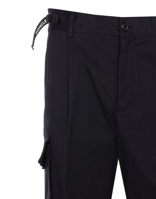 25FW 몽클레어 코튼 개버딘 카고 트라우저 2A000 26 598R1999 Black - MONCLER
