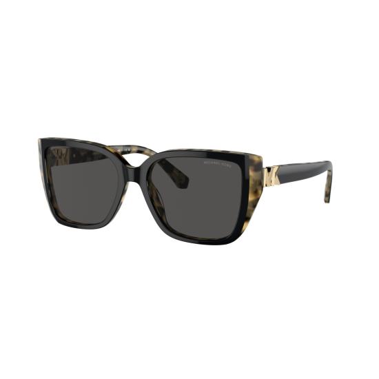 26SS 마이클 코어스 선글라스 0Mk2199 오버사이즈 스퀘어 프레임 호피무늬 - MICHAEL KORS