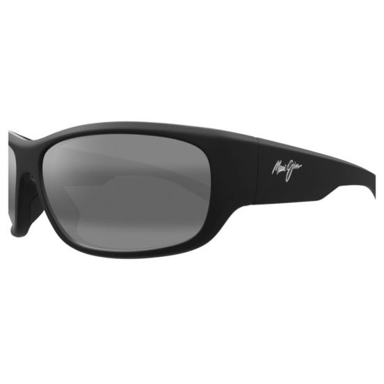 25FW 마우이짐 선글라스 Maukele 직사각형 무광 블랙  (일체형 렌즈) - MAUI JIM