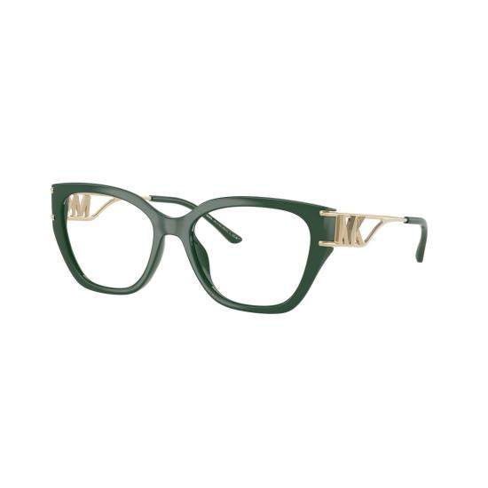 26SS 마이클 코어스 안경 0Mk4140u 골드 액센트가 있는 오버사이즈 스퀘어 프레임 - MICHAEL KORS