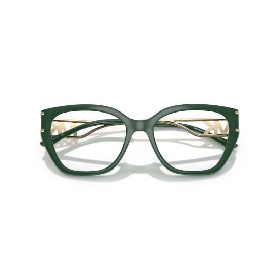 26SS 마이클 코어스 안경 0Mk4140u 골드 액센트가 있는 오버사이즈 스퀘어 프레임 - MICHAEL KORS