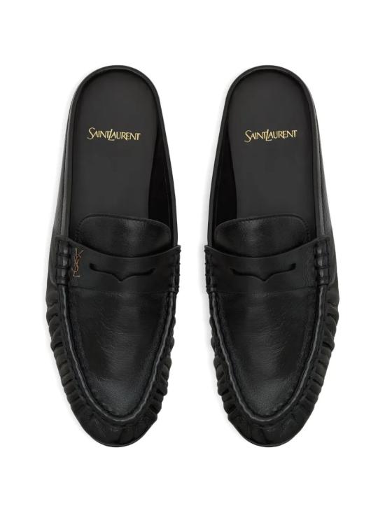 26SS 생로랑 뮬/슬리퍼 852392AAFUV 1000 BLACK - SAINT LAURENT
