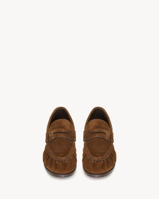 26FW 생로랑 로퍼 81890827DTT 2319 DARK HAVANA - SAINT LAURENT