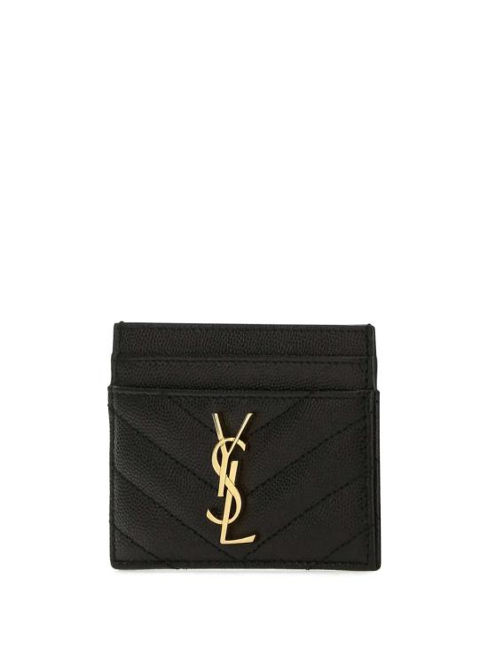 26SS 생로랑 카산드라 마틀라세 카드 케이스 423291BOW01 1000 NERO - SAINT LAURENT
