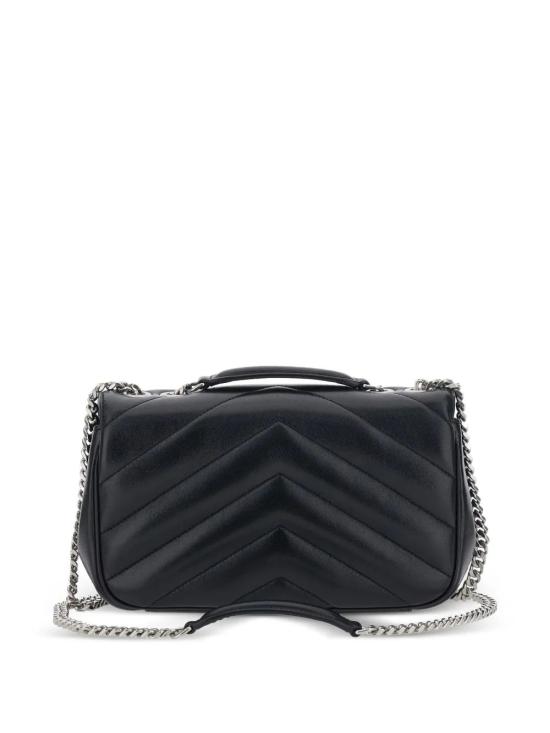 26SS 생로랑 루루 스몰 마테라쎄 램스킨 숄더백 801437AAE4Y 1000 BLACK - SAINT LAURENT