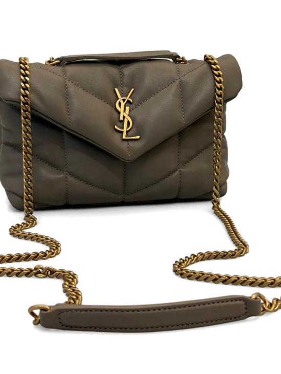26FW 생로랑 토이 푸퍼 램스킨 숄더백 7593371EL07 1799 PLAZA TAUPE - SAINT LAURENT