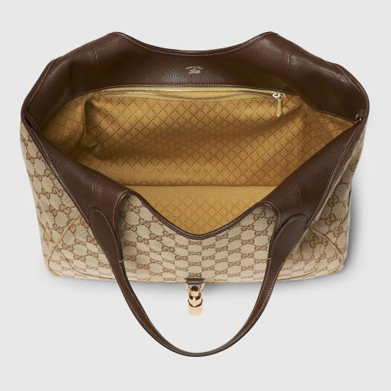 26SS 구찌 메르카토 GG 캔버스 미디엄 토트백 866645FAFV2 9651 - GUCCI