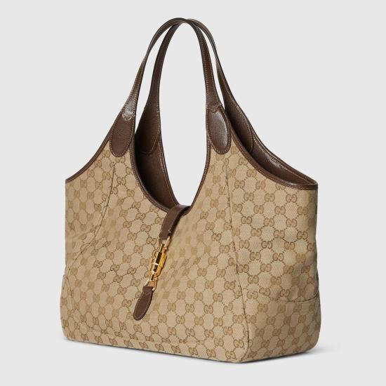 26SS 구찌 메르카토 GG 캔버스 미디엄 토트백 866645FAFV2 9651 - GUCCI