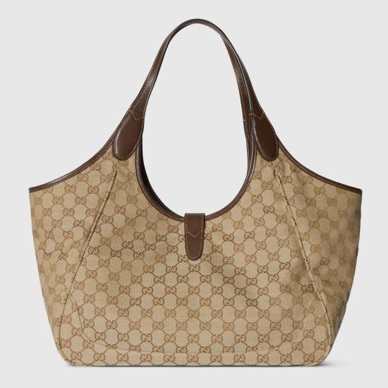 26SS 구찌 메르카토 GG 캔버스 미디엄 토트백 866645FAFV2 9651 - GUCCI