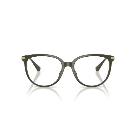 26SS 마이클 코어스 안경 0Mk4106u 둥근 캣아이 안경, 은은한 올리브 그린 색상