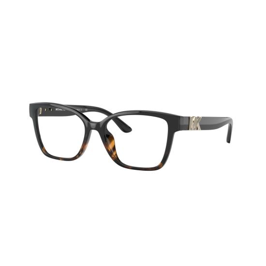 26SS 마이클 코어스 안경 0Mk4094u 볼드 스퀘어 프레임 안경 (호피 무늬 디테일)