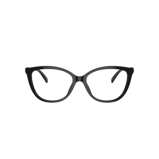 26SS 마이클 코어스 안경 0Mk4109u 블랙 아세테이트 캣아이 안경, 우아한 로고 디테일