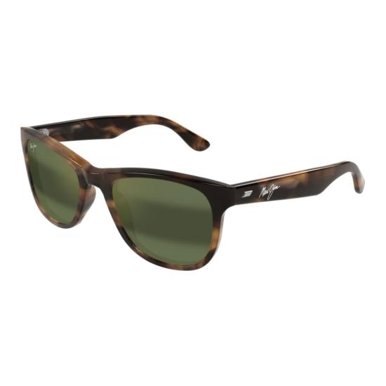25FW 마우이짐 선글라스 키코니아 직사각형 호피무늬 프레임  (녹색 렌즈) - MAUI JIM
