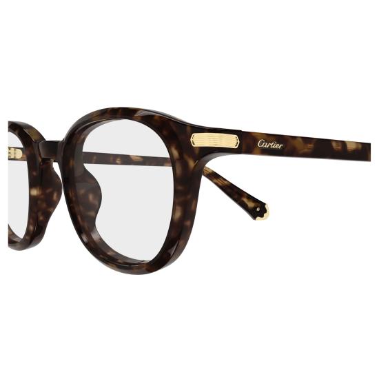 26SS 까르띠에 선글라스 CT0584O 006 HAVANA HAVANA TRANSPARENT - CARTIER